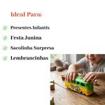 Carrinho Perua a Fricção Com Mini Carro Brinquedo Sortido