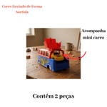 Carrinho Perua a Fricção Com Mini Carro Brinquedo Sortido