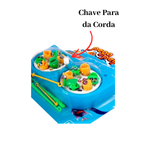 Pega Peixe a Corda Com Barquinho Brinquedo Criança