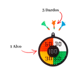 Dardos Brinquedo 13,5cm Kit 4 Peças Lazer Infantil Prenda Presente