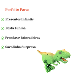 Dinossauro Tiranossauro Rex a Corda Brinquedo Infantil