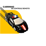 Carro Polícia Controle Remoto 3 Funções Com Luz