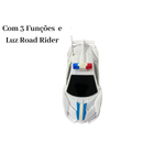 Carro Polícia Controle Remoto 3 Funções Com Luz