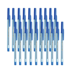 Kit 20 Canetas Finas 0,7 Compactor  Para Escola e Escritório