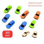 Kit 10 Carrinhos Carro Infantil a Fricção Sport Velocity Brinquedo