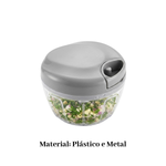 PROCESSADOR MANUAL DE ALIMENTOS TRITURADOR DE ALHO E CEBOLA 500ML