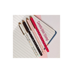 Kit Com 4 Canetas Esferográfica 0.7mm unic Stamp Original Para Escola Faculdade