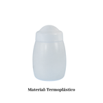 Kit Com 4 Saleiros De Plástico Com Tampa Branca Porta Sal Cozinha Compacto