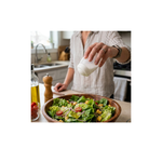 Kit Com 4 Saleiros De Plástico Com Tampa Branca Porta Sal Cozinha Compacto