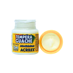 Kit 12 Tintas Guache 15ml Branco Escolar Artesanato Pintura