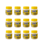 Kit 12 Tintas Guache 15ml Branco Escolar Artesanato Pintura