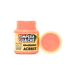 Kit 12 Tintas Guache 15ml Laranja Escolar Artesanato Pintura