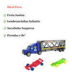 Caminhão Cegonha Com 2 Carro De F1 Speed Max Sortido