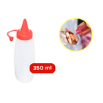 Conjunto Bisnaga Para Molhos De Lanche Ketchup Maionese Mostarda Para Lanchonete  Restaurante - 350ML