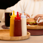 Kit 3 Bisnaga Para Molhos 200ml De Lanche Ketchup Maionese Mostarda Para Lanchonete Restaurante