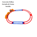 Brinquedo Trenzinho Infantil Pilha Para Menino E Menina Brinquedo Educativo De Trem Para Crianças 9 Peças
