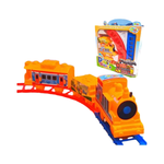 Brinquedo Trenzinho Infantil Pilha Para Menino E Menina Brinquedo Educativo De Trem Para Crianças 9 Peças
