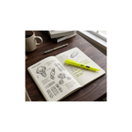Kit Com 12 Marca Texto Fluorescente Amarelo Grifa Para Escola