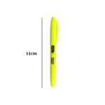 Kit Com 12 Marca Texto Fluorescente Amarelo Grifa Para Escola