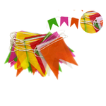 Kit 50 Metros Bandeirinhas Festa Junina De Papel Seda São João Caipira Colorida