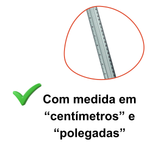 Kit Com 4 Régua de Alumínio 30 Cm Escolar Medidor Resistente Escritório Metálica