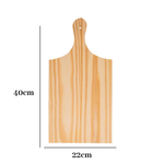 Tábua De Carne Madeira 40x22cm Cozinha Churrasco Corte Alimentos