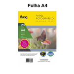 PAPEL FOTO PREMIUM PLUS A4 180G COM 20 FOLHAS