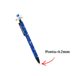Kit 12 Lapiseiras Astronauta BRW 0.7mm Ponta Fina Escolar
