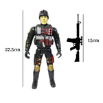 Boneco Militar W Force X 2 Peças Brinquedo Infantil