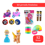 Kit 12 Prendas Menina Lembrancinhas Brinquedos Infantil Sortido