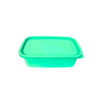 Pote Retangular 1100ml Com Tampa Colorida Organizador Alimentos Marmita