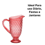 Jarra Venus Vidro Abacaxi 1200ml Água Suco Bebidas Geladas Mesa Posta