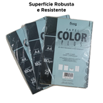 PAPEL A4 180G COLOR PLUS PRETO C 25 FOLHAS