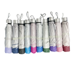 Kit 10 Sombrinhas Guarda Chuva Dupla Face Colorida Liso Proteção contra Raios UV Contra Vento