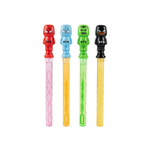 Kit 4 Bastões Lança Bolhas Heróis 37cm Brinquedo Infantil Sortido