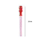 Kit 4 Bastões Lança Bolhas Heróis 37cm Brinquedo Infantil Sortido