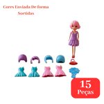 Boneca Maggie Com Roupinhas Peruca e Acessórios Sortidos