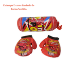 Kit Boxe Infantil Com Mini Saco De Pancada + Luvas Club Modelo Sortido 3 pcs