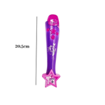 Kit Microfone Infantil Com Luz Som Música e Óculos