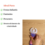 Kit 3 Varinhas Mágicas Infantil Com Luz Led Wonderful