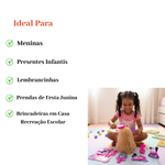 Kit De Beleza Miss Gatinha 12 Peças Brinquedo Infantil Faz De Conta Prenda