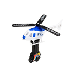 Helicóptero A Corda Com Lançador Tornado 5 Peças Brinquedo Infantil