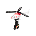 Helicóptero A Corda Com Lançador Tornado 5 Peças Brinquedo Infantil