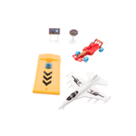 Avião A Fricção Carrinho Com Lançador Fast SRT 5 Peças Brinquedo Infantil