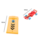 Avião A Fricção Carrinho Com Lançador Fast SRT 5 Peças Brinquedo Infantil