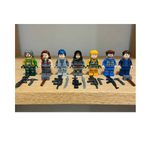 Kit Com 6 Boneco De Montar Play Box Fort Combate Brinquedo Infantil