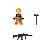 Kit Com 6 Boneco De Montar Play Box Fort Combate Brinquedo Infantil