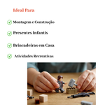 Boneco de Montar Play Box Fort Combate Brinquedo Infantil