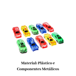 Kit 20 Carrinhos em Miniatura Wellkids Brinquedo Infantil Sortido