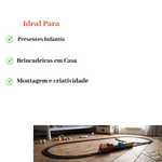 Trenzinho Clássico Ferrorama Eletrico Com Trilhos Classic Train A Pilha